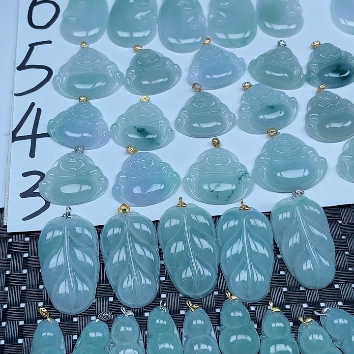 翡翠未镶嵌颈饰纯天然缅甸翡翠