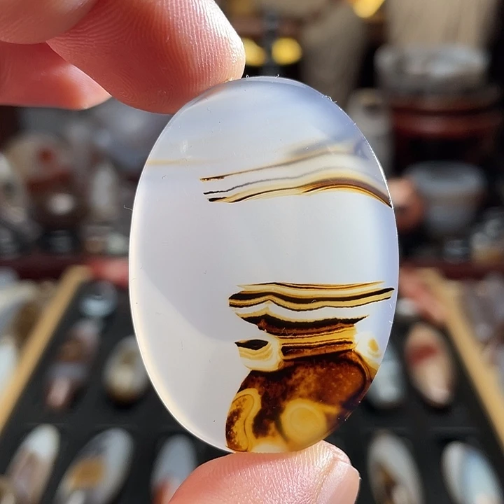 玛瑙/玉髓未镶嵌颈饰