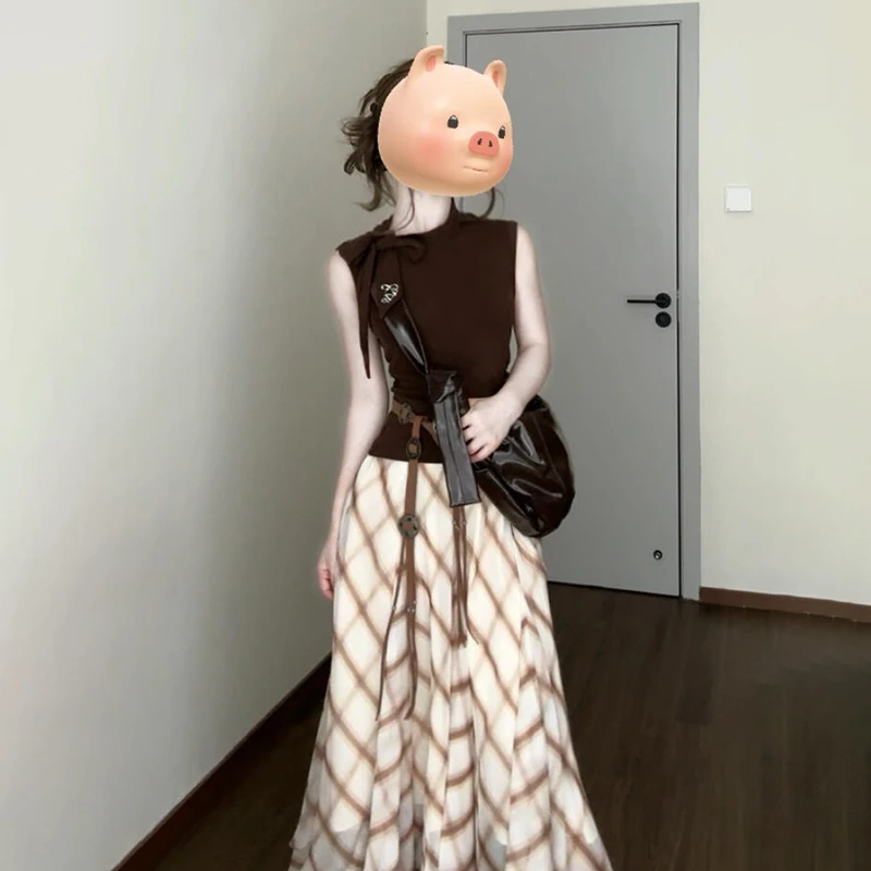 3019超好看独特漂亮连衣裙子女装夏季新款高级感穿搭一整套装长裙