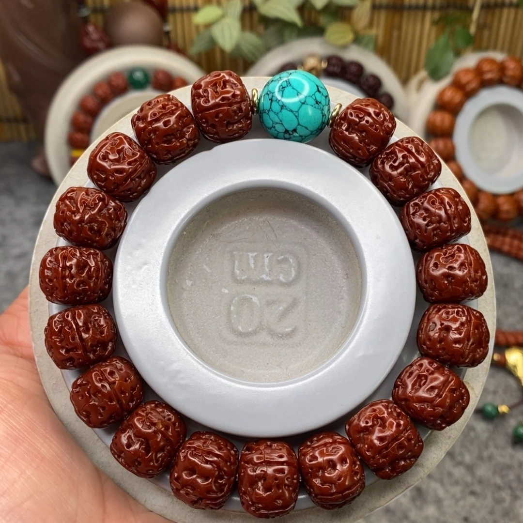 金刚菩提吊坠14-15帝王花手串