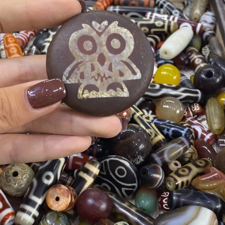 玛瑙/玉髓颈饰足银镀金镶嵌163