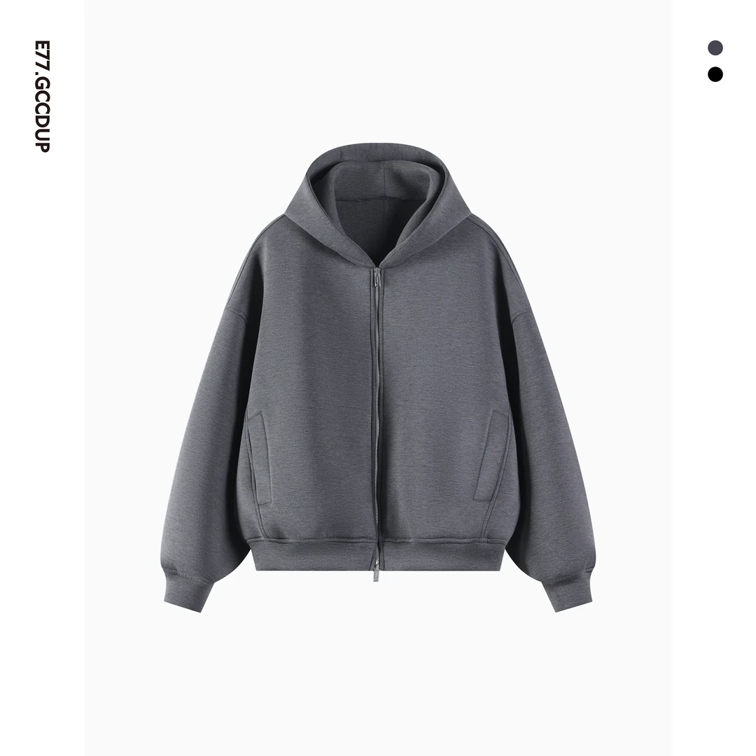 GCCDUPE77『太空漫步』‘闭眼入’液氨微晶空气层弯刀袖卫衣休闲外套