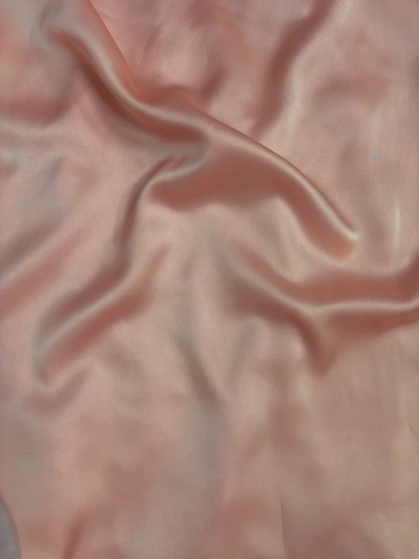 粉色双面重磅 时尚服装面料 亲肤柔软
