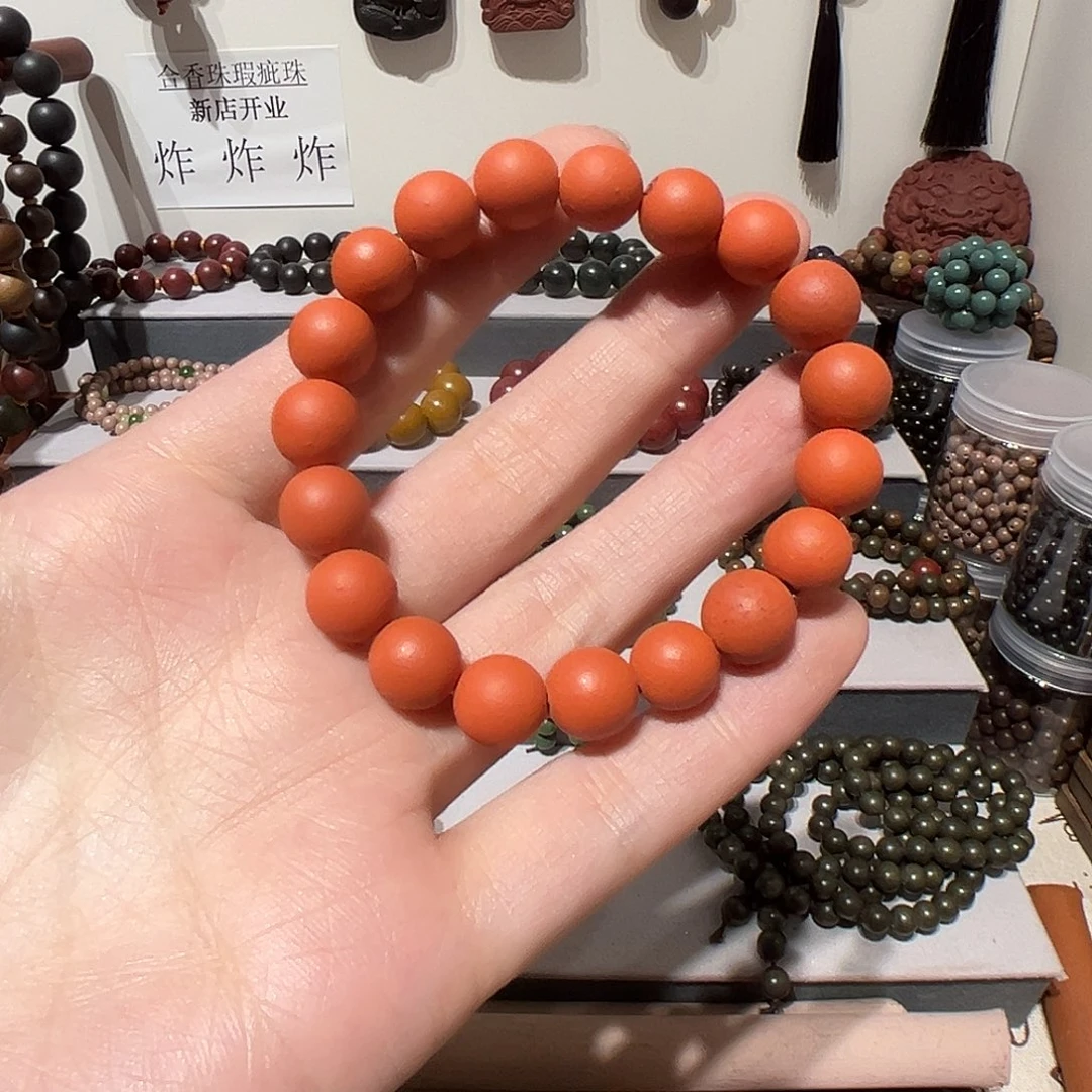 泥塑灵龙1.0单圈合香珠
