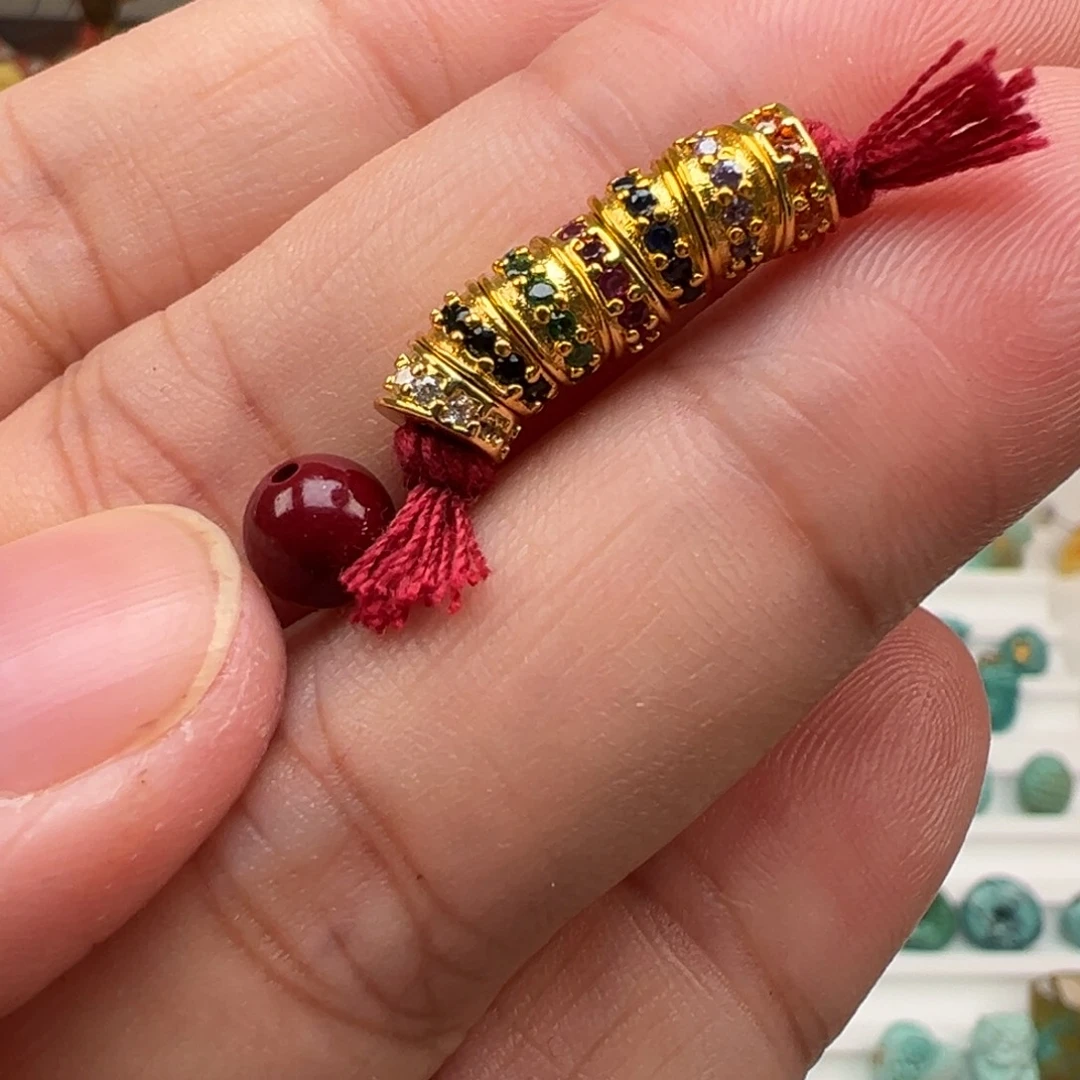 南红玛瑙未镶嵌颈饰卡6