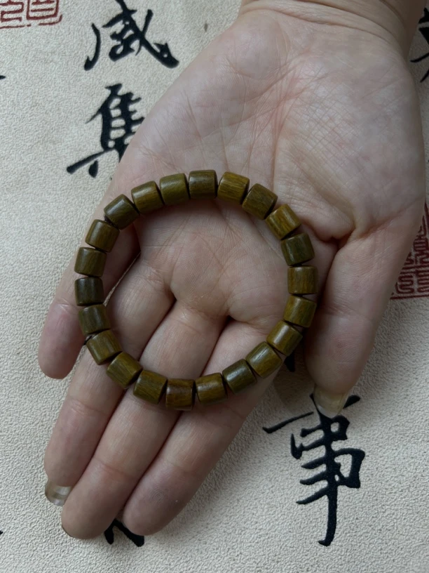 绿檀木手串-无礼盒-V171