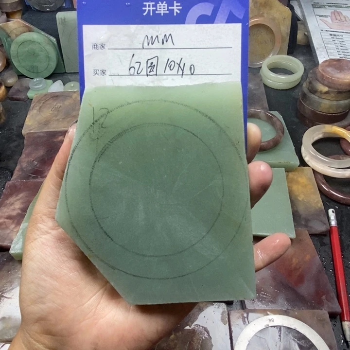未镶嵌手镯石英质玉m*定制手镯
