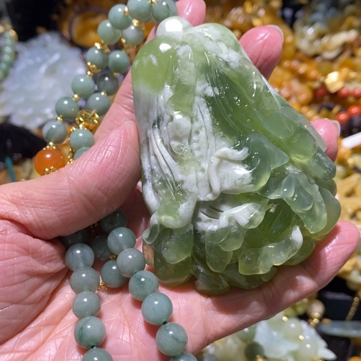 岫玉岫玉吊坠未镶嵌