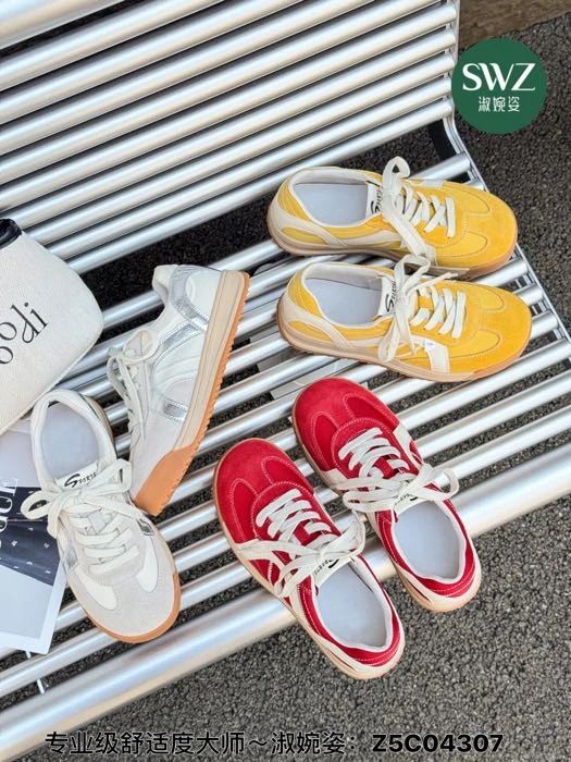 春夏新款复古小众厚底德训鞋女款超火户外运动鞋百搭板鞋