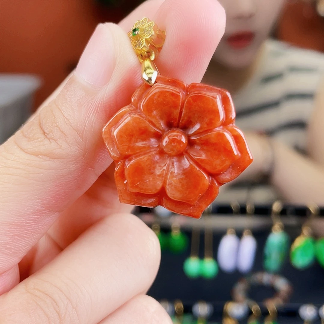 翡翠未镶嵌耳饰饰品
