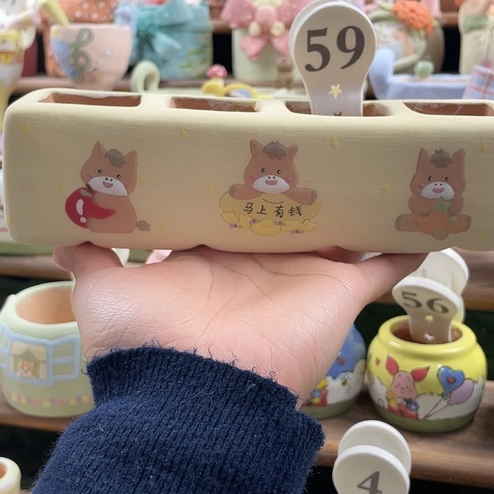 59….手工手绘花盆