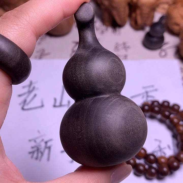 幻***镜檀香木大阴沉葫芦全品