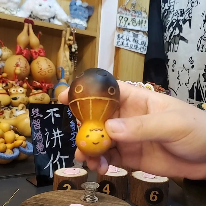手作小葫芦摆件（微微瑕）—小蘑菇