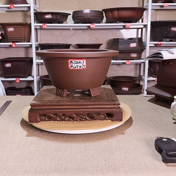 紫砂花盆紫砂花盆