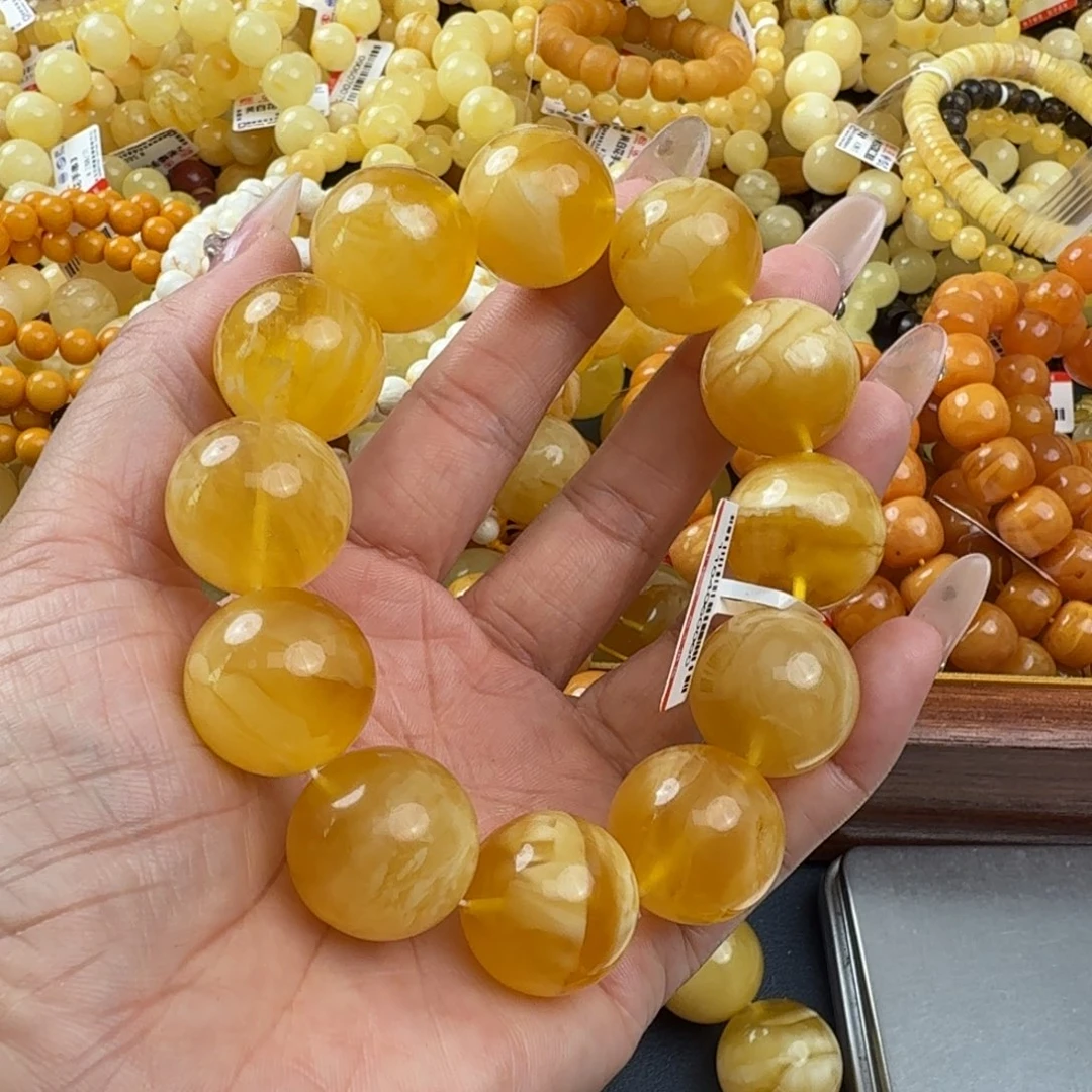 琥珀未镶嵌珠宝奇石