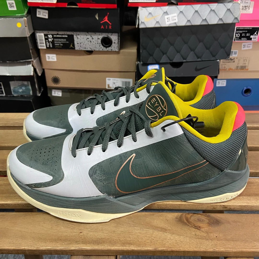 95新 MM6 46码 无原盒 kobe5 科比5 eybl 灰绿 13144203