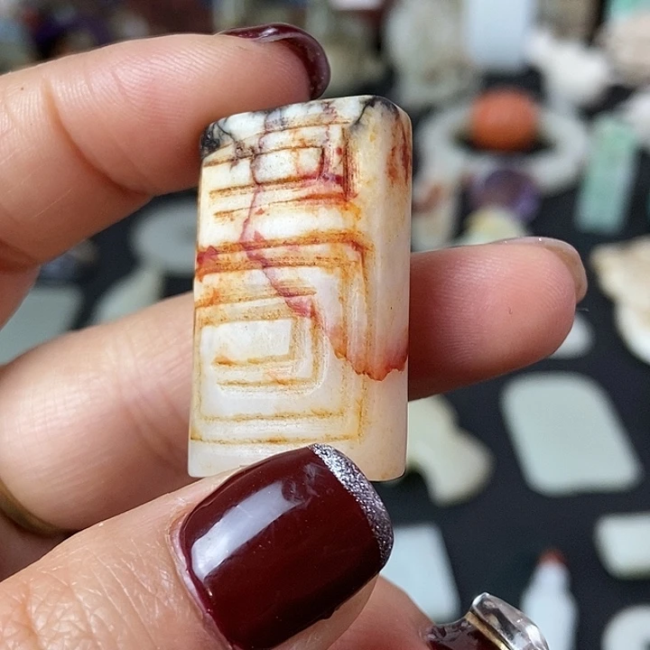 和田玉（糖玉）挂件未镶嵌