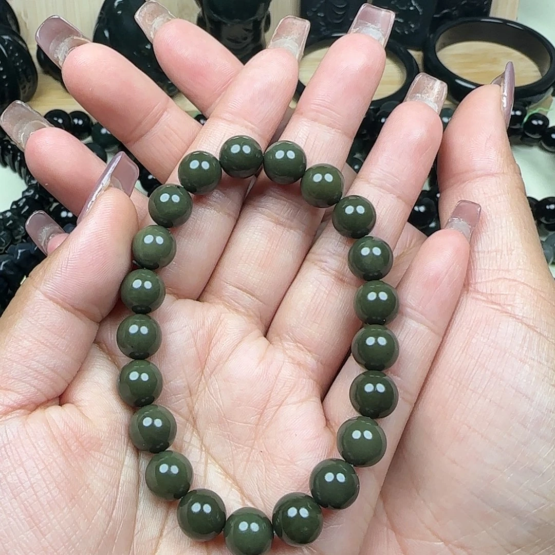 和田玉未镶嵌手串