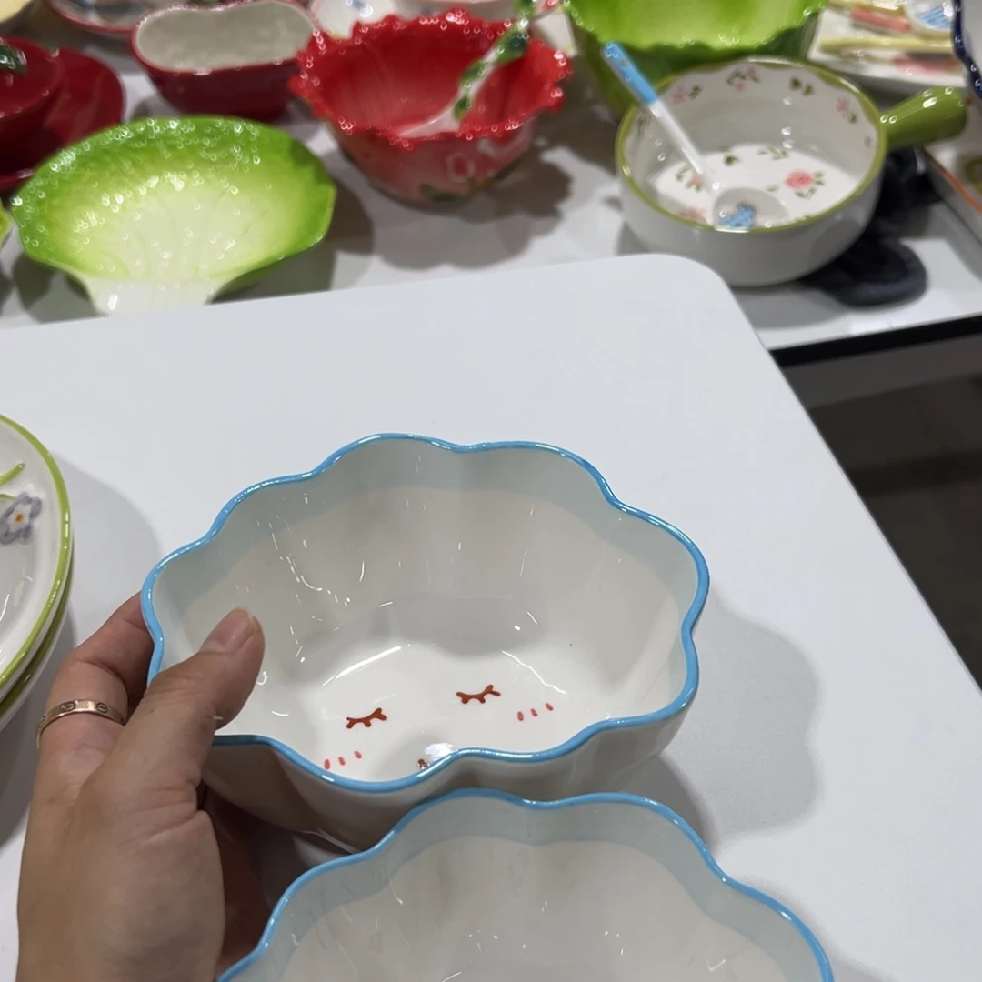 摆件高温陶瓷釉下彩微瑕！