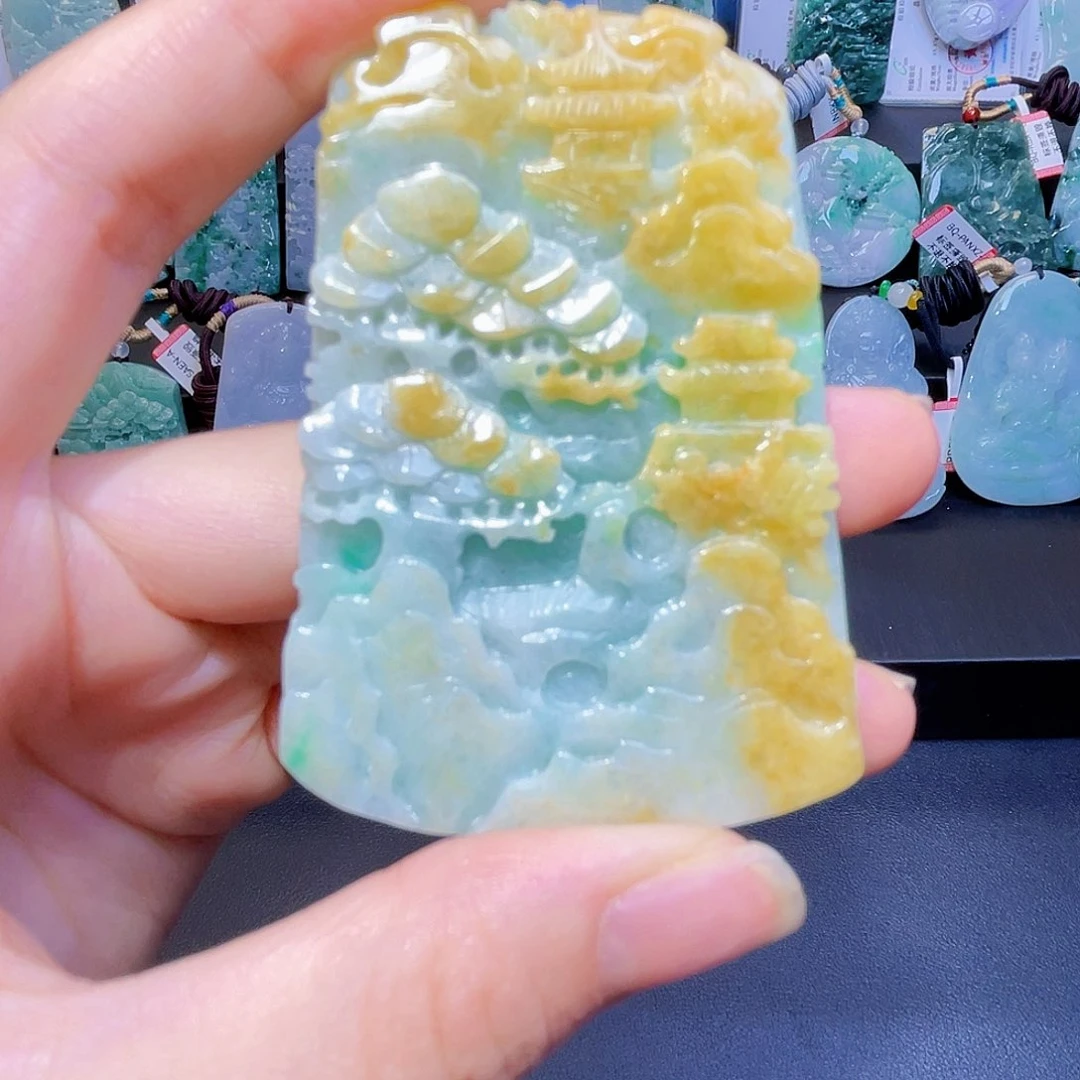 颈饰未镶嵌翡翠翡翠