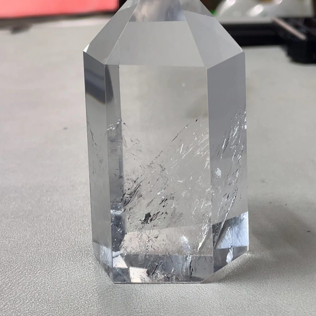 未镶嵌珠宝半成品水晶用****0MM白水晶柱H1903