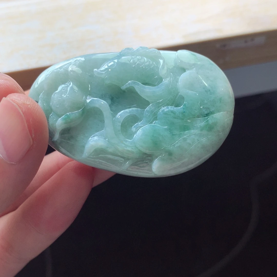 翡翠颈饰未镶嵌吊坠