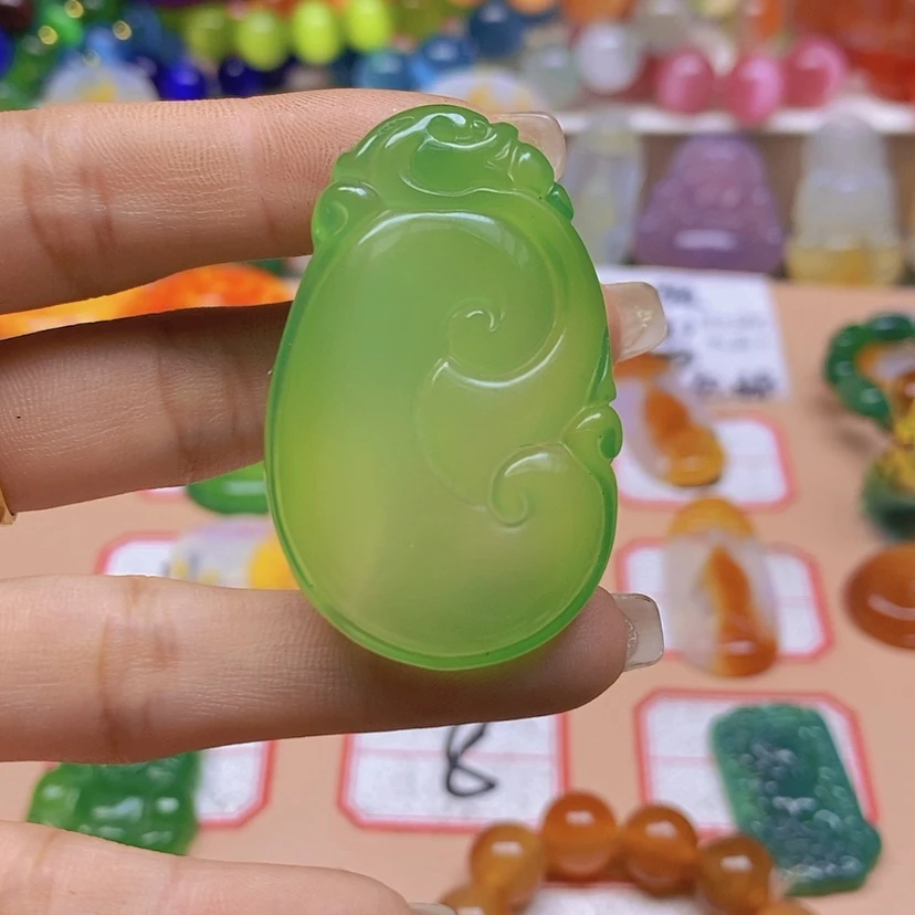 【闪购商品】玛瑙/玉髓颈饰未镶嵌紫*籽