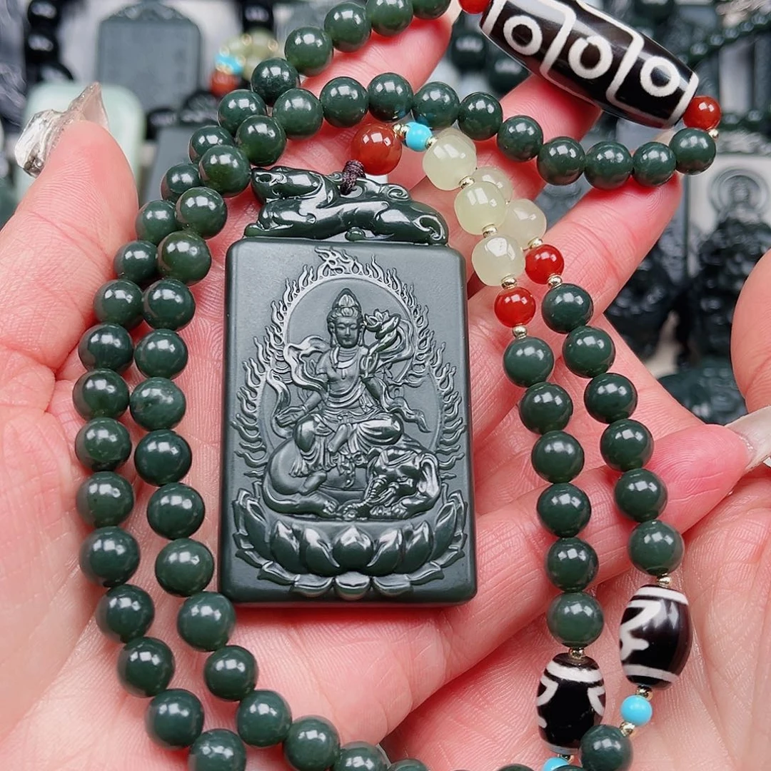 和田玉颈饰未镶嵌