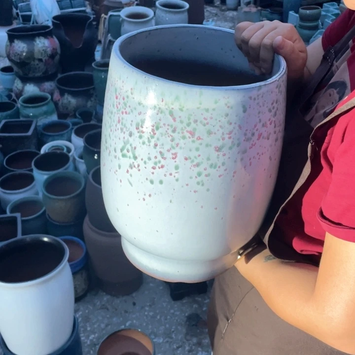 紫砂花盆口20高31正品正品