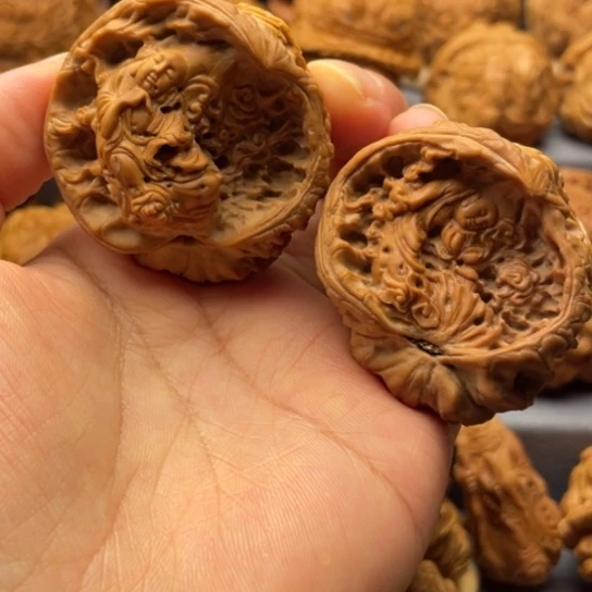 手串/手链核桃蛇头罗汉核桃雕刻核桃雕刻