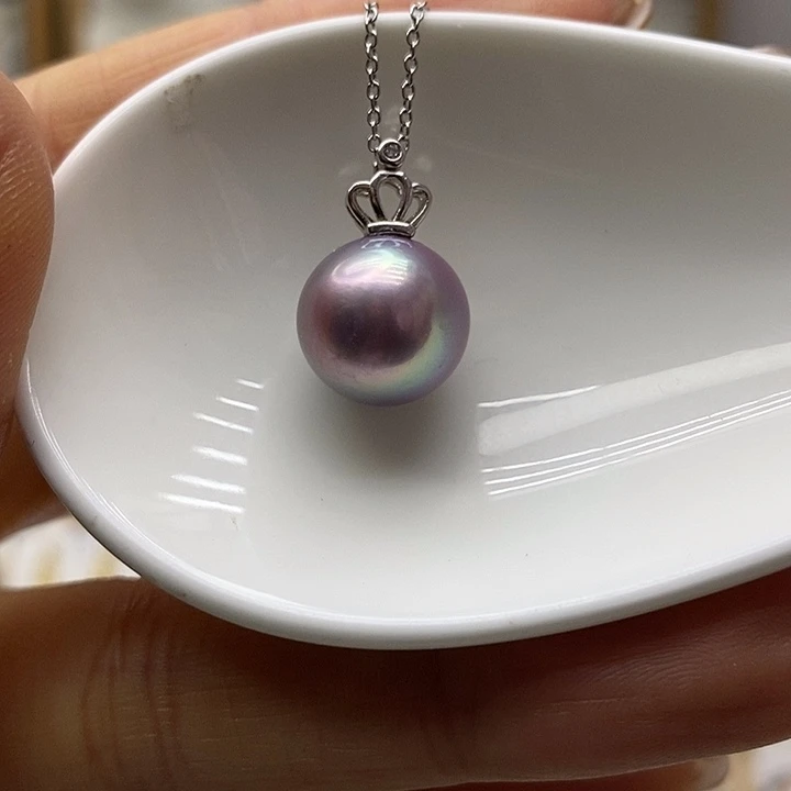 吊坠淡水珍珠银S925镶嵌