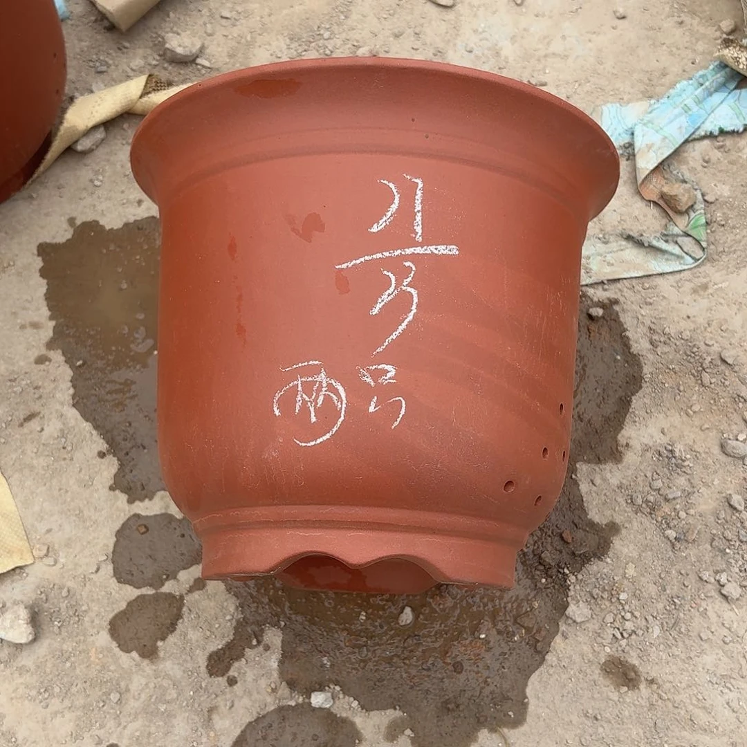 宜兴紫砂花盆，现货发