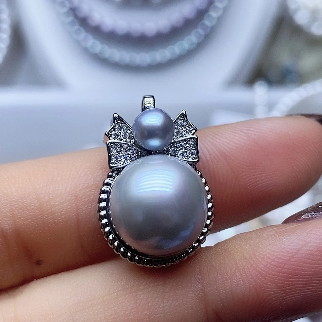 未镶嵌吊坠淡水珍珠