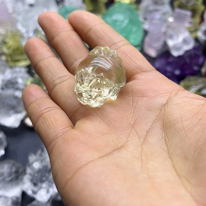 水晶摆件未镶嵌系***铛摆件