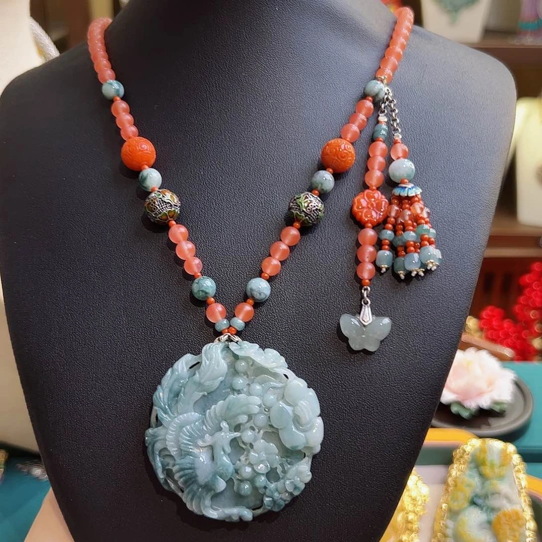 翡翠项链未镶嵌项链