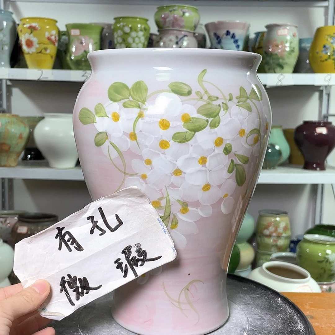 景德镇陶瓷花盆花器暇256