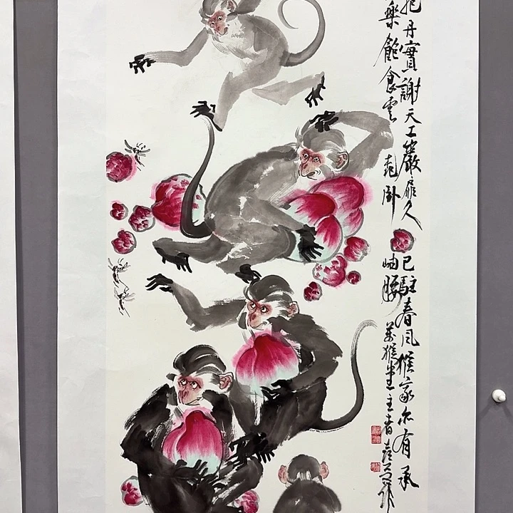 国画亲笔手绘放心去藏