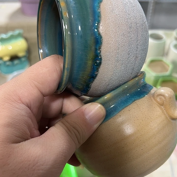 微瑕陶瓷花盆满9.9发