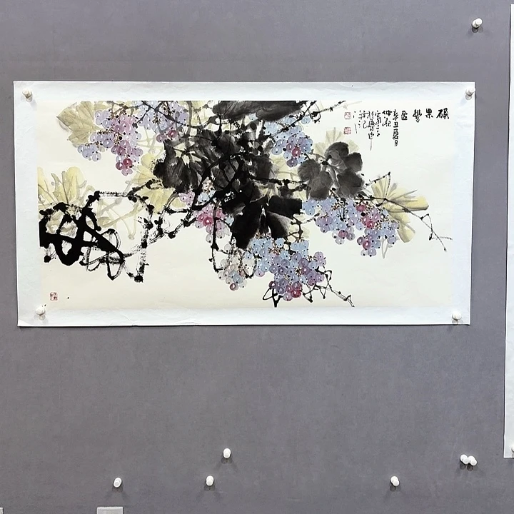 国画亲笔手绘放心去藏