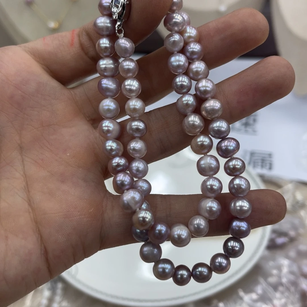 淡水珍珠合金颈饰02084