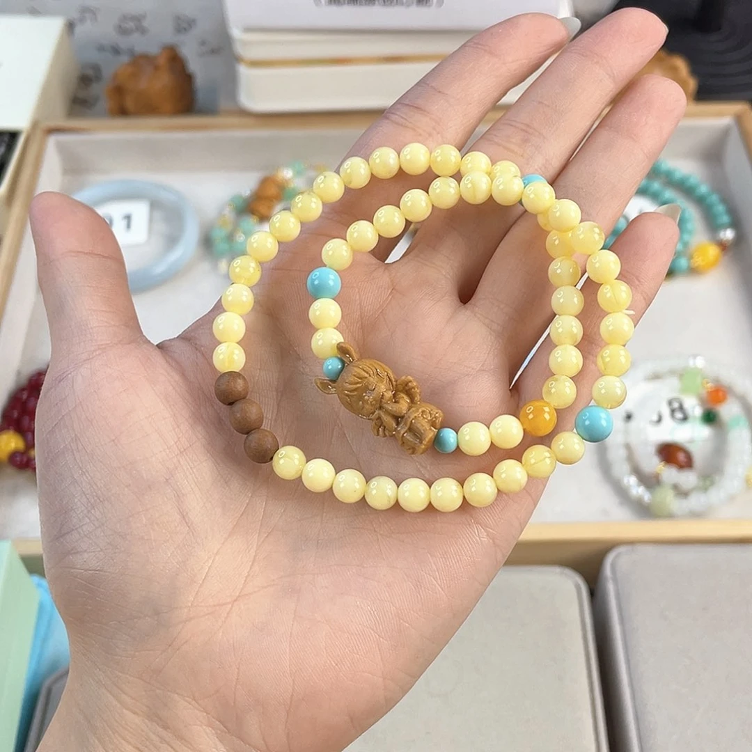 针钠钙石手饰银S925镀金镶嵌