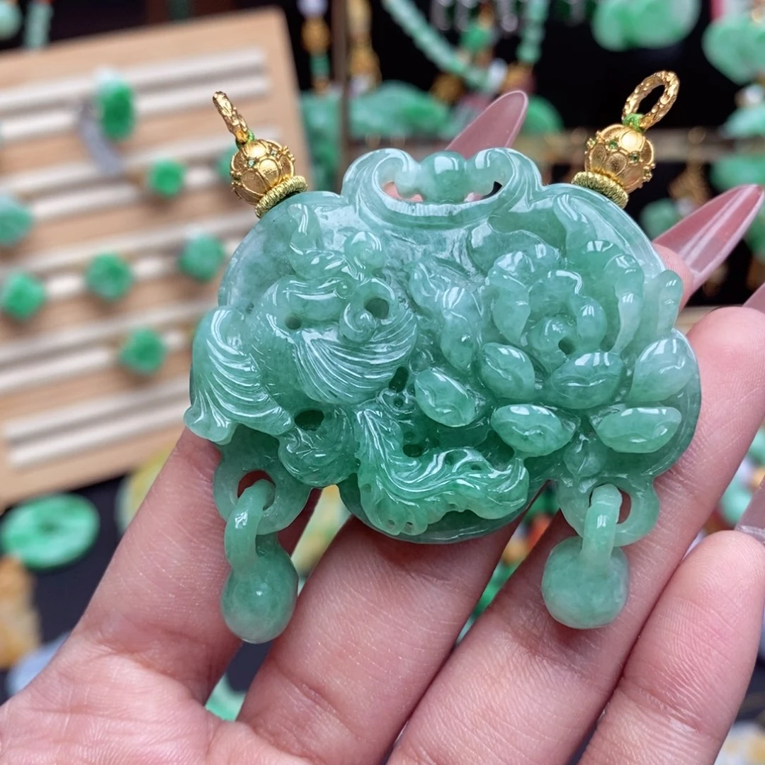 颈饰未镶嵌翡翠翡翠吊坠