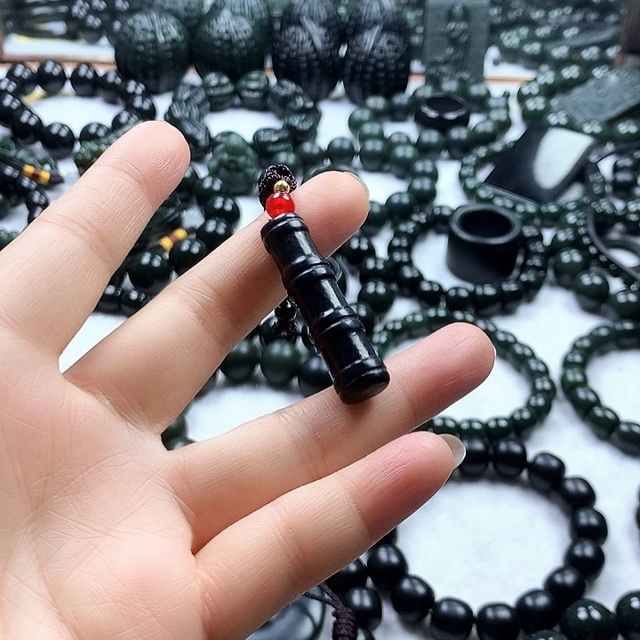 手链未镶嵌和田玉（青玉）不****名