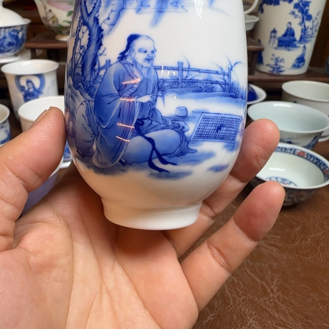 陶摆件今天晚上的月亮好美
