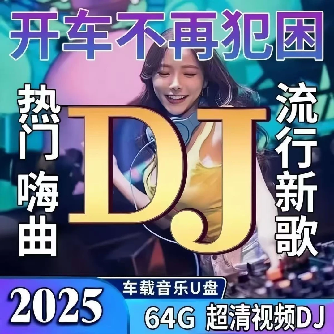 高清版视频歌词汽车u盘抖音热门歌曲夜店现场劲爆DJ 无损黑胶音质