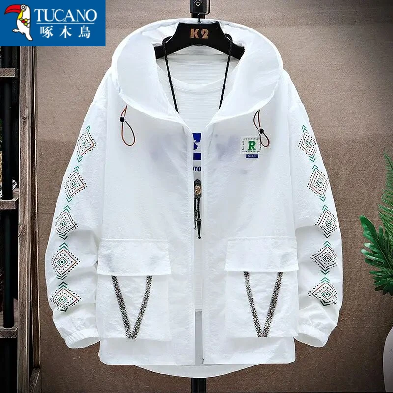 TUCANO啄木鸟男士防晒衣夏季薄款冰丝防晒服男青少年潮流学生户外