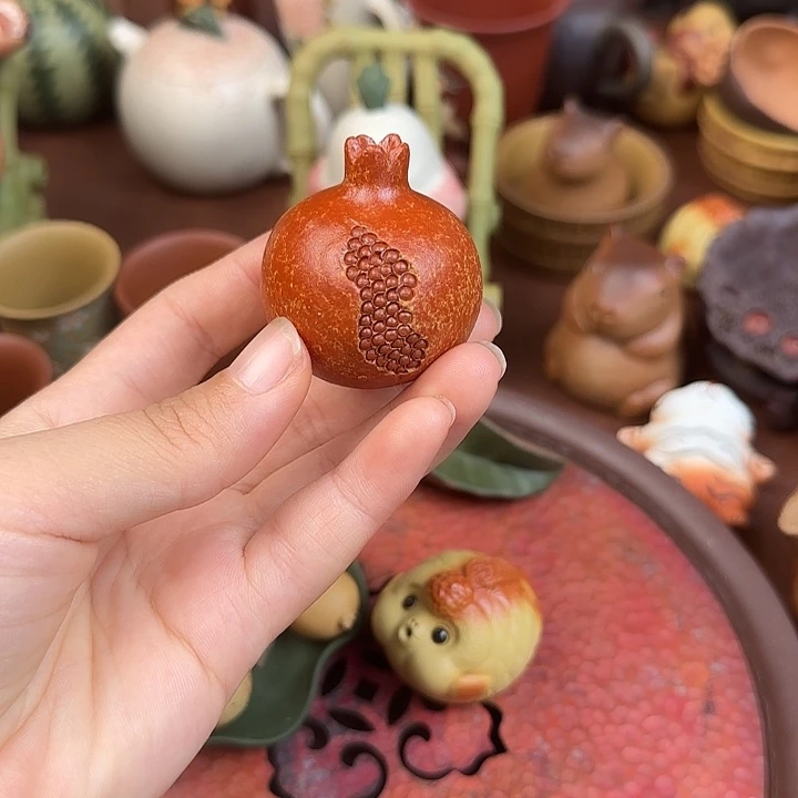 紫砂茶宠紫砂石榴