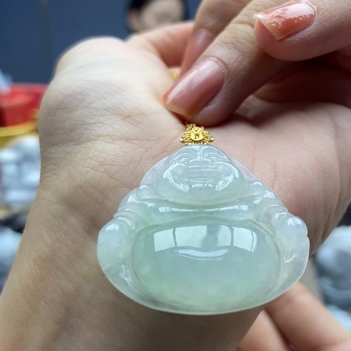 翡翠未镶嵌颈饰吊坠24