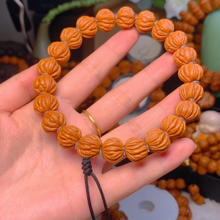 桃核吊坠龙纹桃核