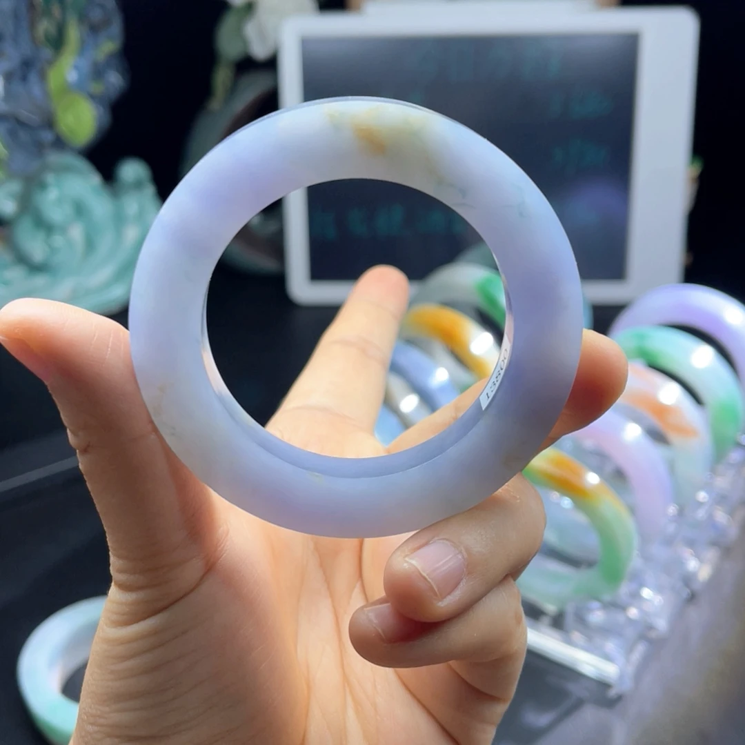 定制翡翠未镶嵌天然翡翠A货手镯